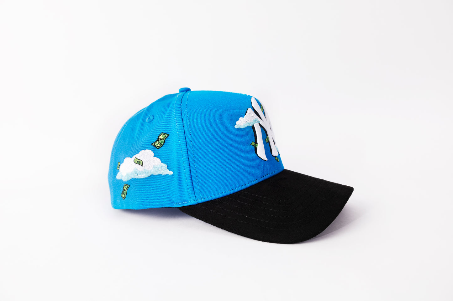 2024 popular light blue top quality embroidery baseball cap for everyone